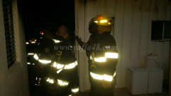  بالصور: اصابة 4 اشخاص بالاختناق اثر حريق شقتين سكنيتين في الرملة